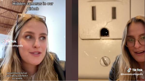 Cô gái phát hiện camera giấu kín trong phòng tắm khi đi du lịch-1
