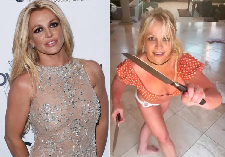 Britney Spears bị cảnh sát hỏi thăm sau khi đăng video múa dao lên mạng-1
