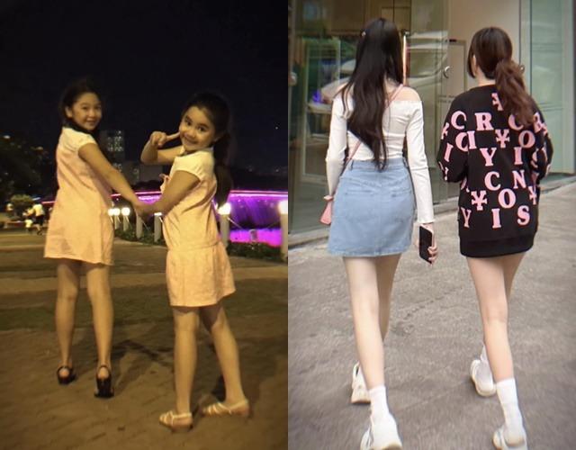 Hai con gái nhà Quyền Linh tiết lộ ảnh chứng minh chân dài từ bé-1