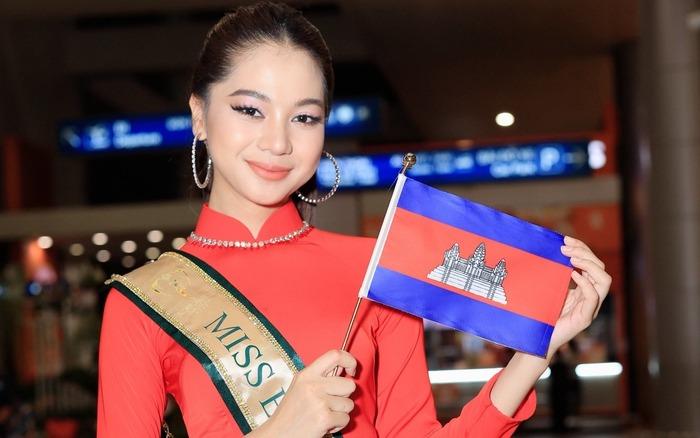 Loạt thí sinh Miss Earth 2023 diện áo dài khi đến Việt Nam-1